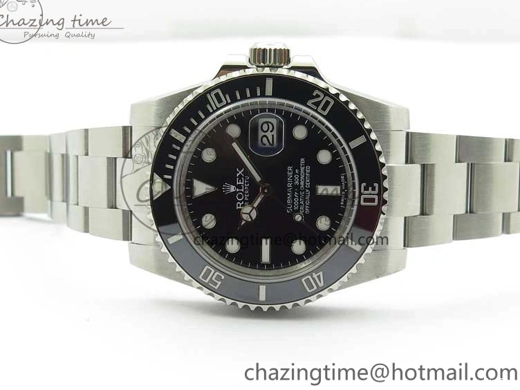 MiroTime 0409 Submariner 116610 LN Black Ceramic ZRF 1:1 Best Edition on SS Bracelet VR3135 (CF Bezel) Contemporary 2758